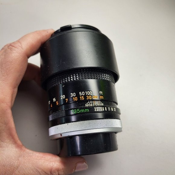 Canon Tiffin 55mm Sky 1-A Camera Zoom Lens w/Case USA 1:3.5 (4-1/2